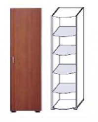 Шкаф торцевой с гнутым фасадом 8.08