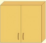 Шкаф навесной 80В Марта ДСП