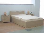 Кровать  Мелисса 800/900/1200/1400/1600 (клен глянец)