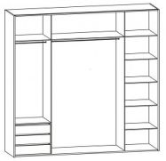 Шкаф-купе "Блюз" 240