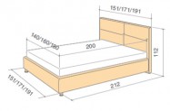 Кровать Orlando 160